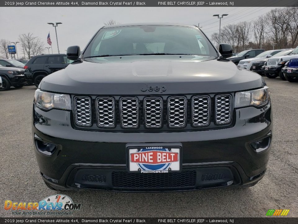 2019 Jeep Grand Cherokee Altitude 4x4 Diamond Black Crystal Pearl / Black Photo #2