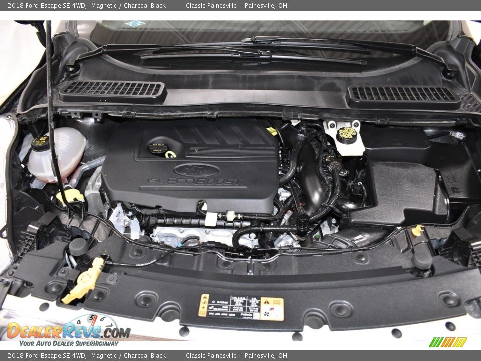 2018 Ford Escape SE 4WD Magnetic / Charcoal Black Photo #6