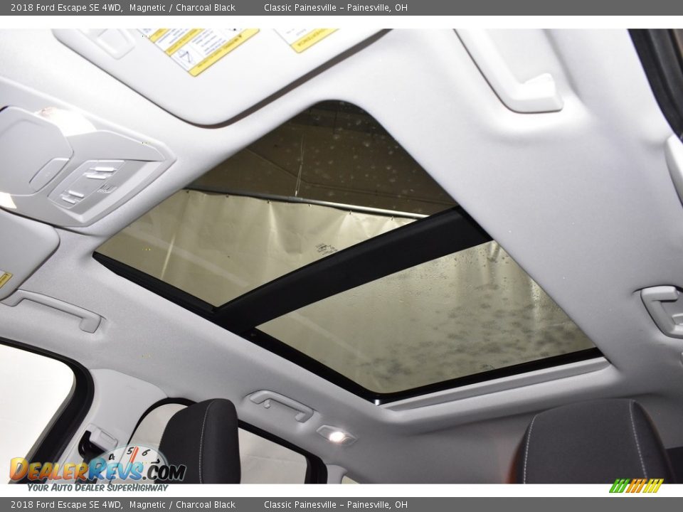 2018 Ford Escape SE 4WD Magnetic / Charcoal Black Photo #7