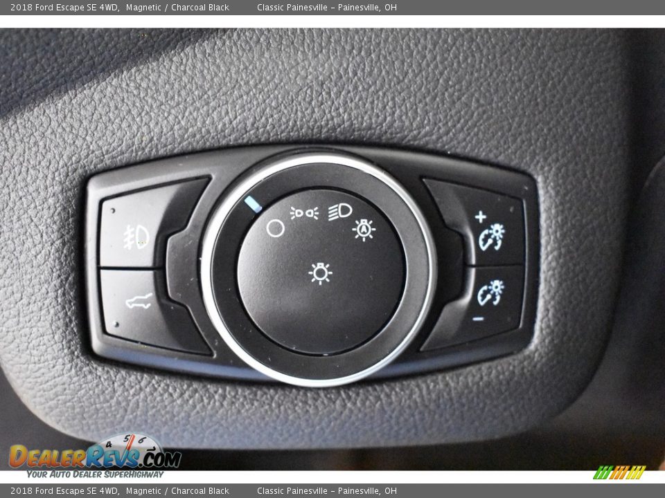2018 Ford Escape SE 4WD Magnetic / Charcoal Black Photo #12