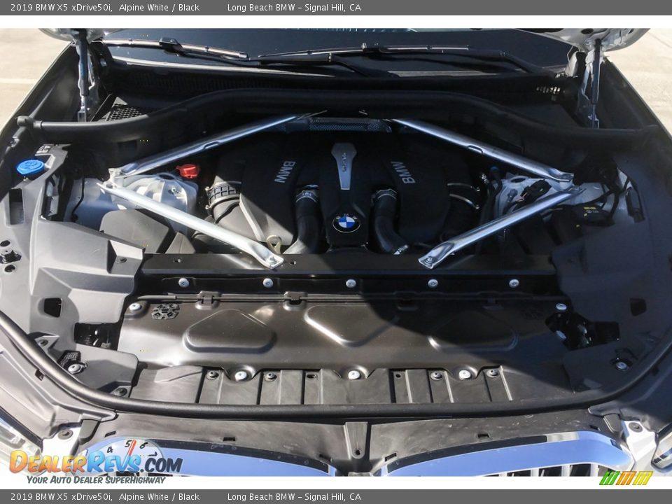 2019 BMW X5 xDrive50i Alpine White / Black Photo #8