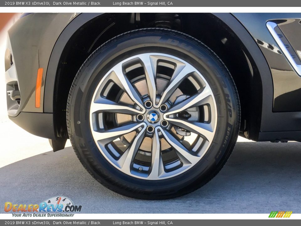 2019 BMW X3 sDrive30i Dark Olive Metallic / Black Photo #9