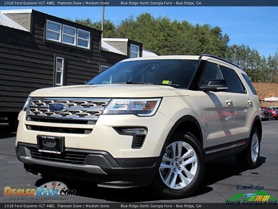 2018 Ford Explorer XLT 4WD Platinum Dune / Medium Stone Photo #1