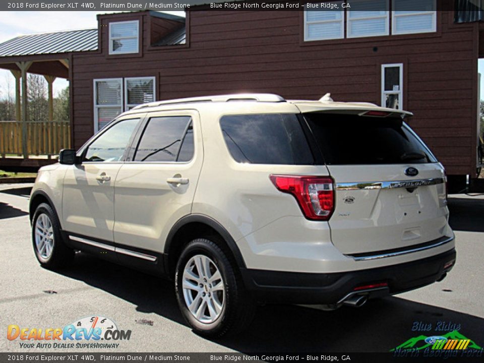 2018 Ford Explorer XLT 4WD Platinum Dune / Medium Stone Photo #3