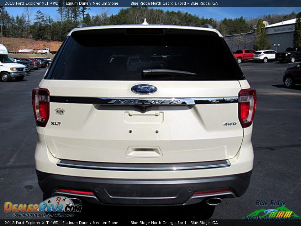 2018 Ford Explorer XLT 4WD Platinum Dune / Medium Stone Photo #4