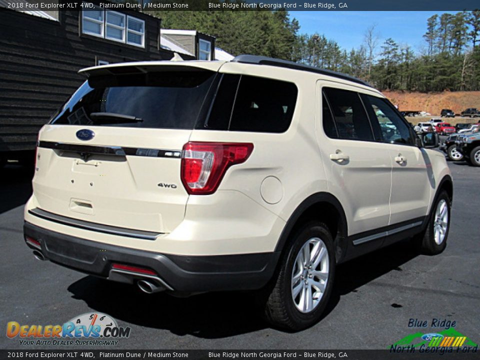 2018 Ford Explorer XLT 4WD Platinum Dune / Medium Stone Photo #5