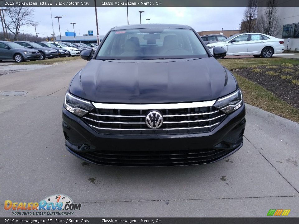 2019 Volkswagen Jetta SE Black / Storm Gray Photo #1