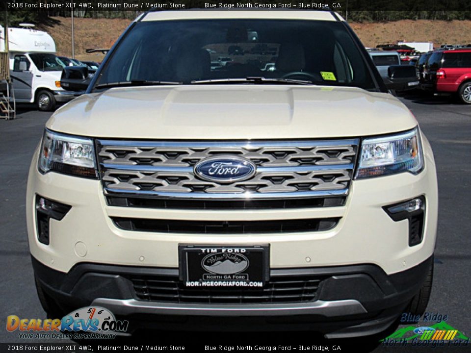 2018 Ford Explorer XLT 4WD Platinum Dune / Medium Stone Photo #8