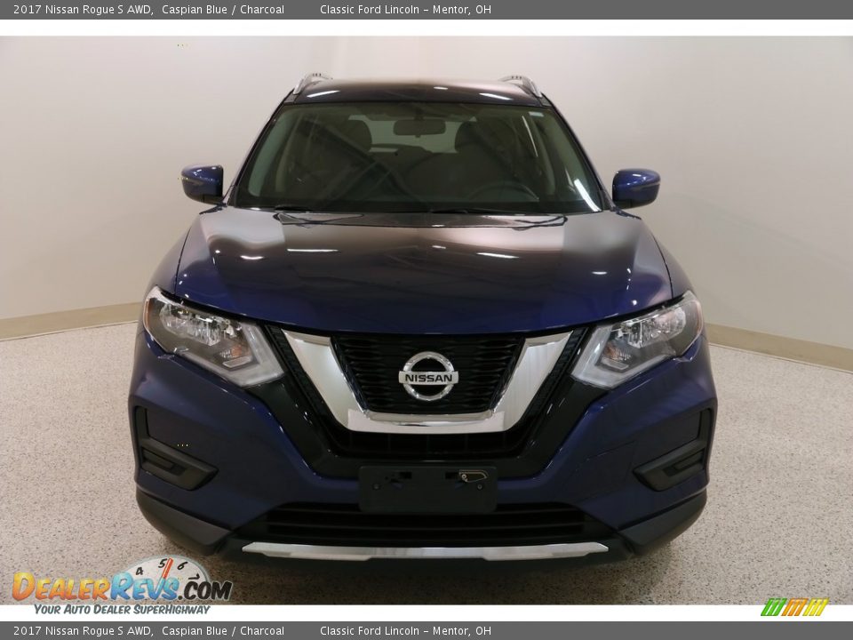 2017 Nissan Rogue S AWD Caspian Blue / Charcoal Photo #2