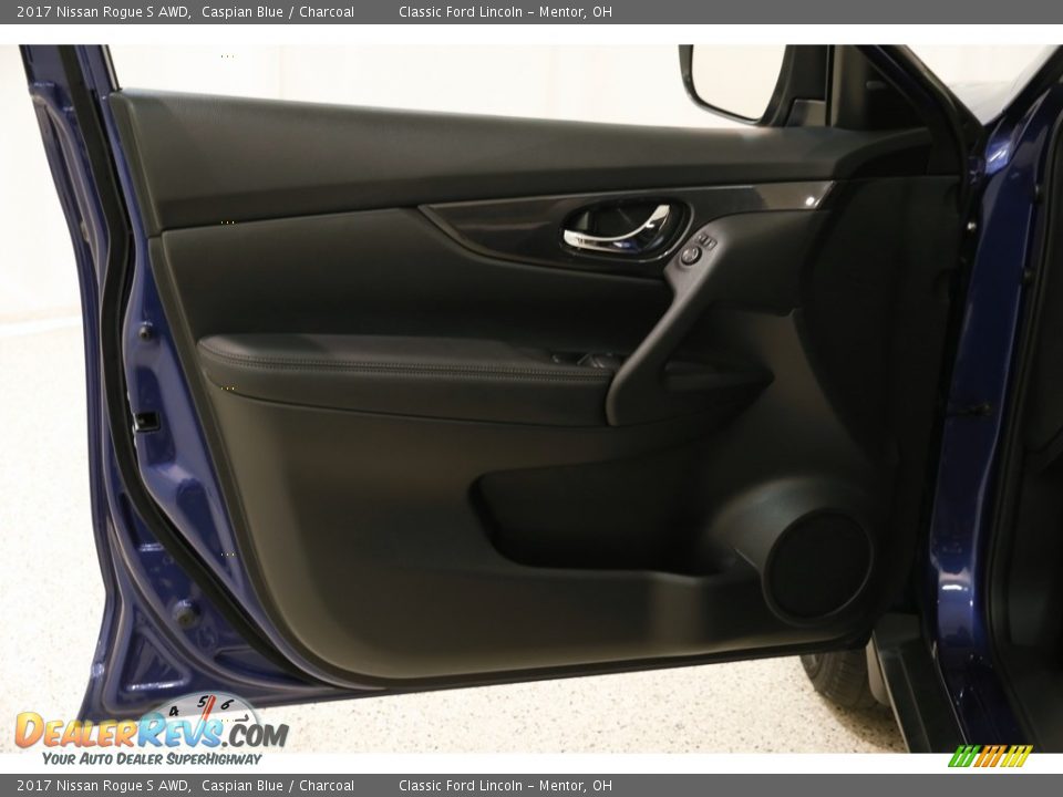 2017 Nissan Rogue S AWD Caspian Blue / Charcoal Photo #4