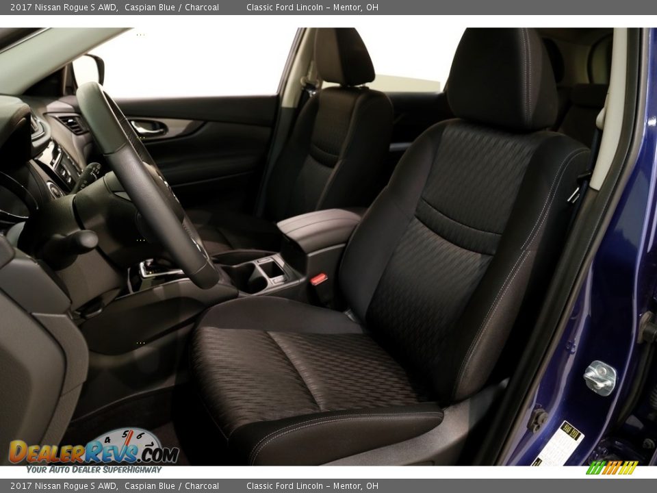 2017 Nissan Rogue S AWD Caspian Blue / Charcoal Photo #5