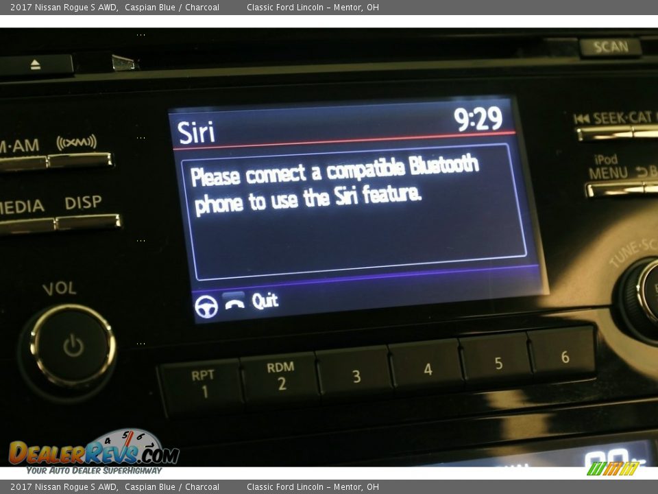 2017 Nissan Rogue S AWD Caspian Blue / Charcoal Photo #9