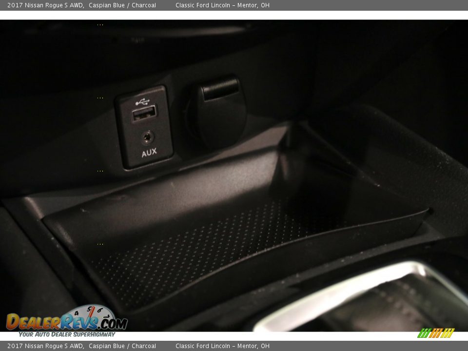 2017 Nissan Rogue S AWD Caspian Blue / Charcoal Photo #10
