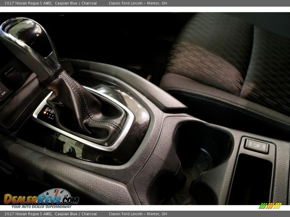 2017 Nissan Rogue S AWD Caspian Blue / Charcoal Photo #11