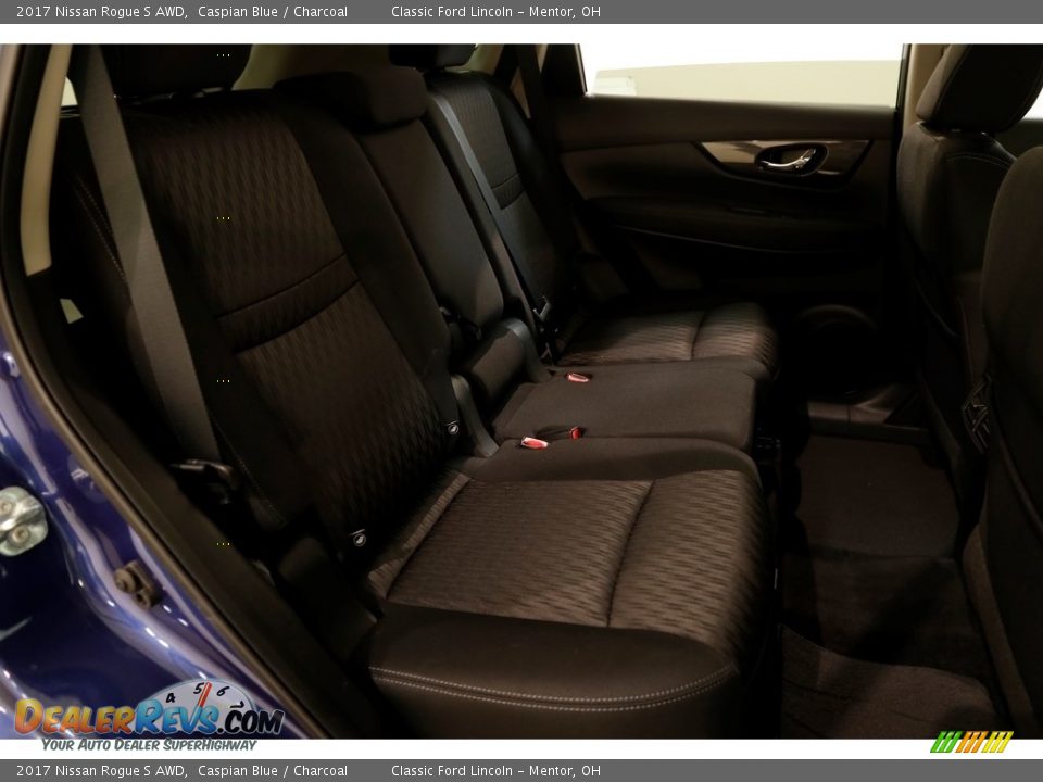 2017 Nissan Rogue S AWD Caspian Blue / Charcoal Photo #13