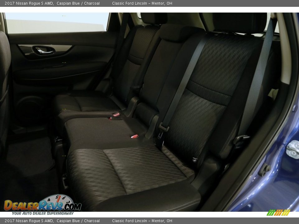 2017 Nissan Rogue S AWD Caspian Blue / Charcoal Photo #14