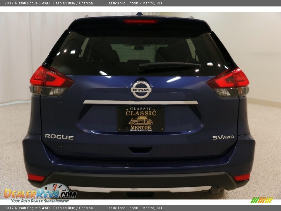 2017 Nissan Rogue S AWD Caspian Blue / Charcoal Photo #15
