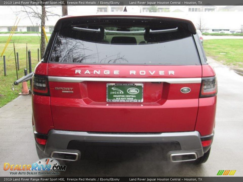 2019 Land Rover Range Rover Sport HSE Firenze Red Metallic / Ebony/Ebony Photo #8