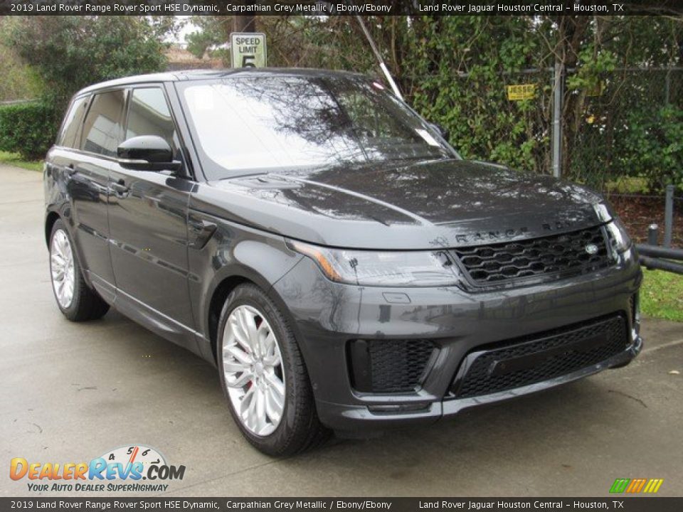 Front 3/4 View of 2019 Land Rover Range Rover Sport HSE Dynamic Photo #2