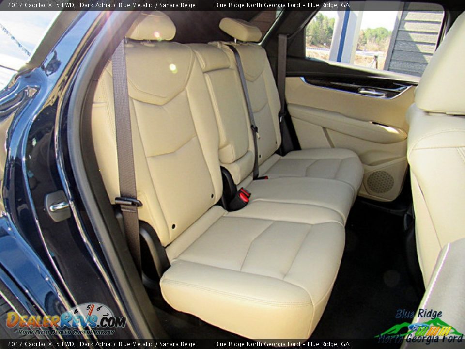 2017 Cadillac XT5 FWD Dark Adriatic Blue Metallic / Sahara Beige Photo #12