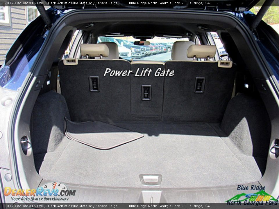 2017 Cadillac XT5 FWD Dark Adriatic Blue Metallic / Sahara Beige Photo #13