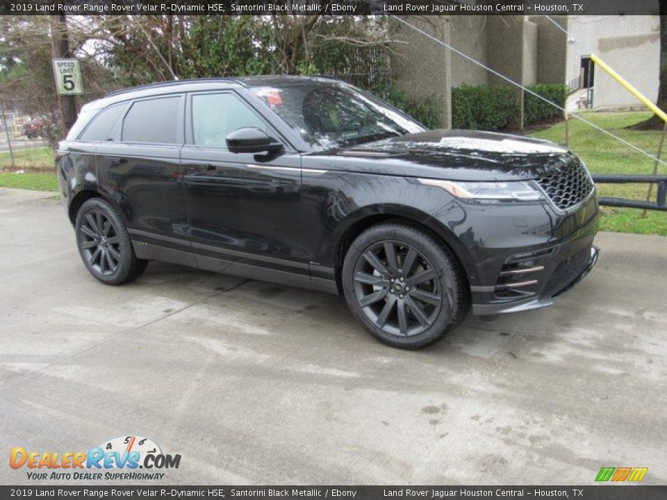 2019 Land Rover Range Rover Velar R-Dynamic HSE Santorini Black Metallic / Ebony Photo #1
