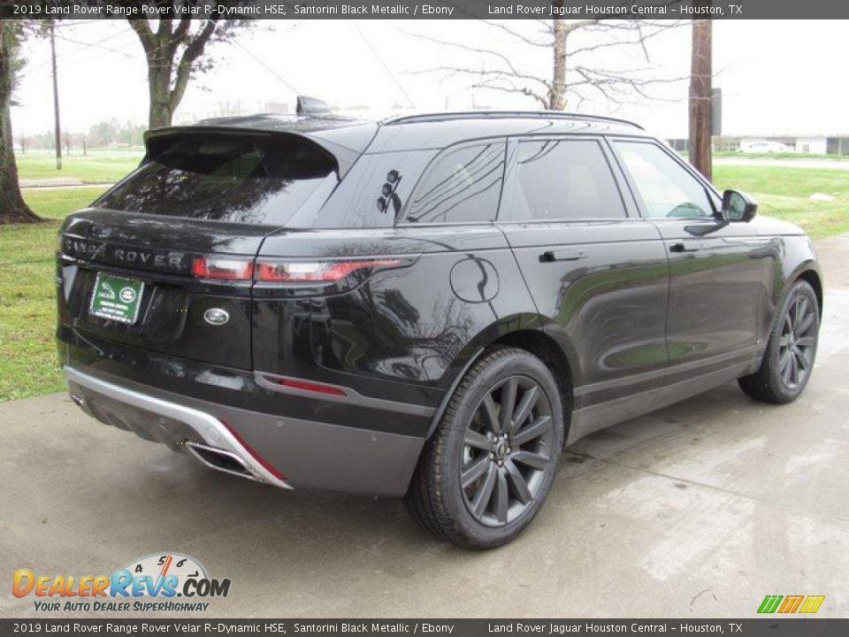 2019 Land Rover Range Rover Velar R-Dynamic HSE Santorini Black Metallic / Ebony Photo #7