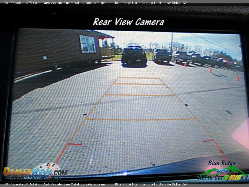 2017 Cadillac XT5 FWD Dark Adriatic Blue Metallic / Sahara Beige Photo #20