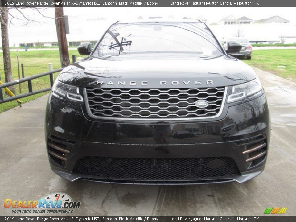 2019 Land Rover Range Rover Velar R-Dynamic HSE Santorini Black Metallic / Ebony Photo #9