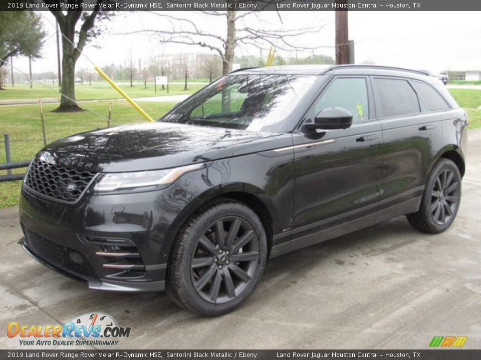 2019 Land Rover Range Rover Velar R-Dynamic HSE Santorini Black Metallic / Ebony Photo #10