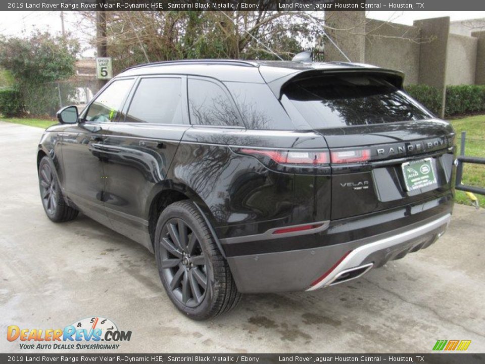 2019 Land Rover Range Rover Velar R-Dynamic HSE Santorini Black Metallic / Ebony Photo #12