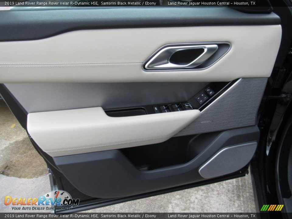 2019 Land Rover Range Rover Velar R-Dynamic HSE Santorini Black Metallic / Ebony Photo #23