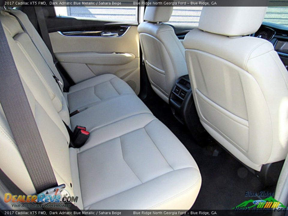 2017 Cadillac XT5 FWD Dark Adriatic Blue Metallic / Sahara Beige Photo #27