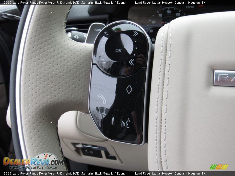 2019 Land Rover Range Rover Velar R-Dynamic HSE Santorini Black Metallic / Ebony Photo #26