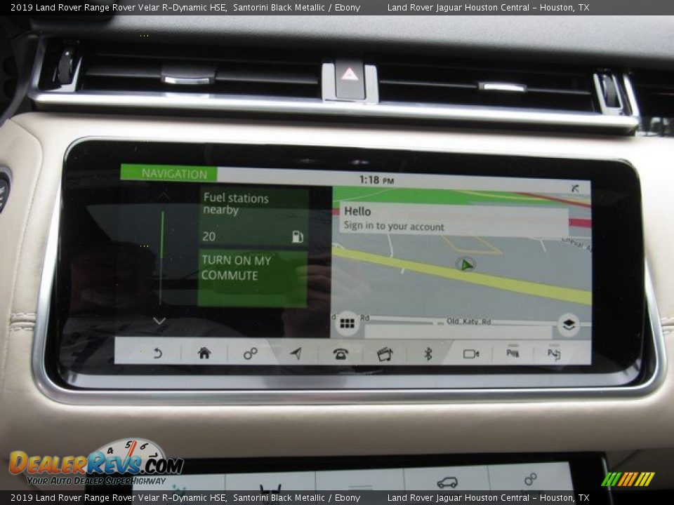 2019 Land Rover Range Rover Velar R-Dynamic HSE Santorini Black Metallic / Ebony Photo #30