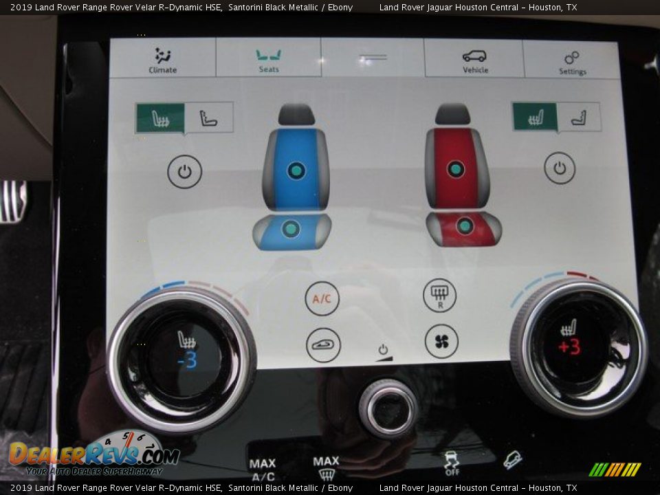 2019 Land Rover Range Rover Velar R-Dynamic HSE Santorini Black Metallic / Ebony Photo #33
