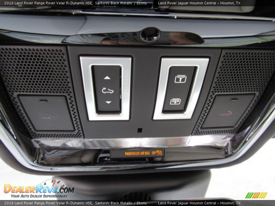 2019 Land Rover Range Rover Velar R-Dynamic HSE Santorini Black Metallic / Ebony Photo #35