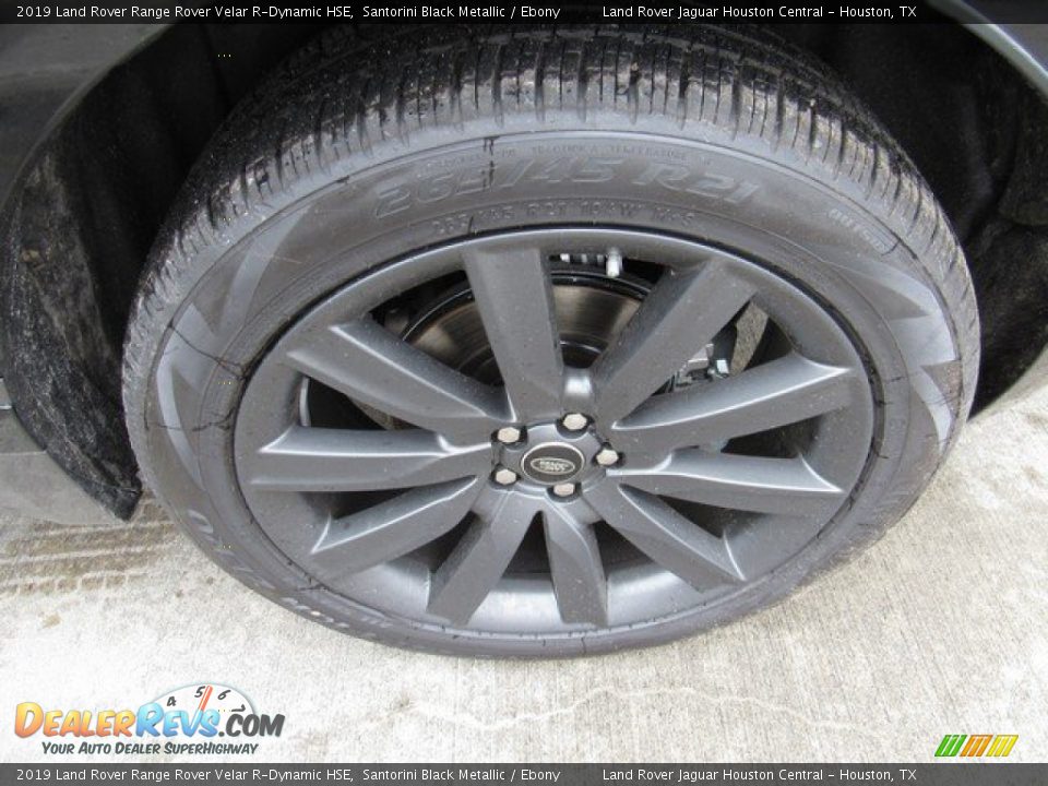 2019 Land Rover Range Rover Velar R-Dynamic HSE Santorini Black Metallic / Ebony Photo #36