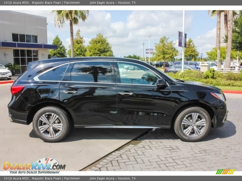 2019 Acura MDX Majestic Black Pearl / Parchment Photo #8