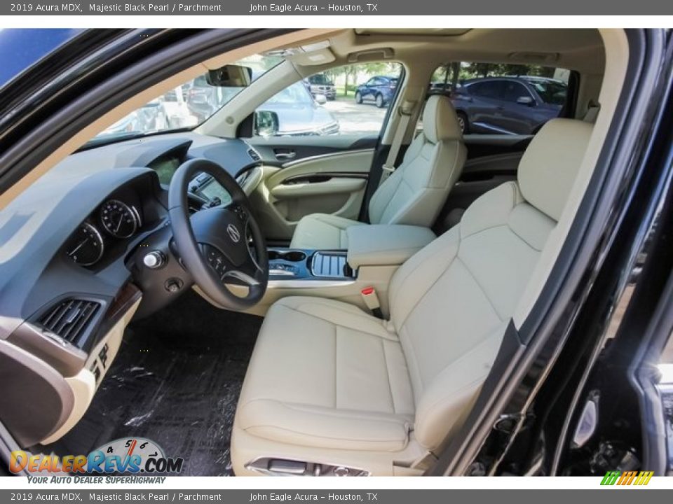 2019 Acura MDX Majestic Black Pearl / Parchment Photo #17