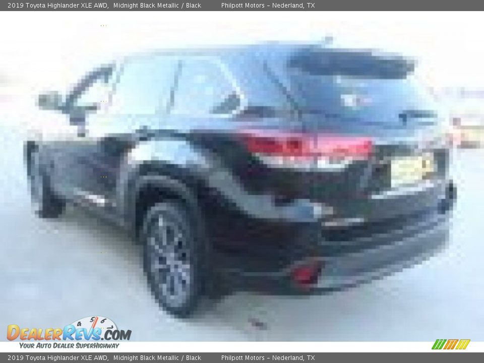 2019 Toyota Highlander XLE AWD Midnight Black Metallic / Black Photo #6