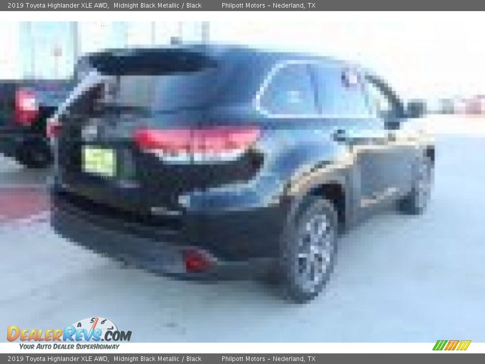 2019 Toyota Highlander XLE AWD Midnight Black Metallic / Black Photo #8