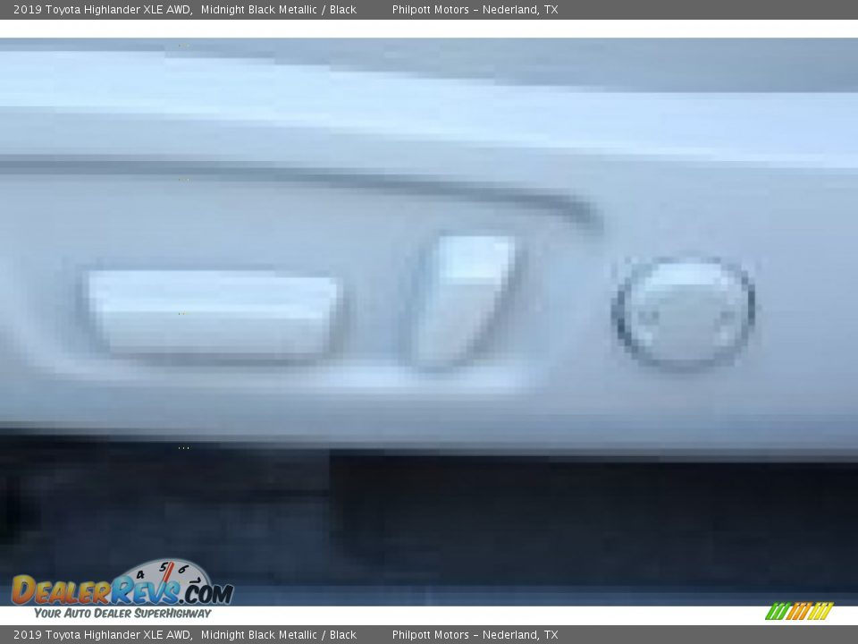 2019 Toyota Highlander XLE AWD Midnight Black Metallic / Black Photo #11
