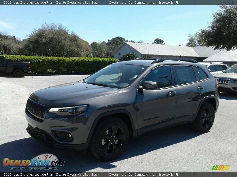 2019 Jeep Cherokee Latitude Plus Granite Crystal Metallic / Black Photo #1