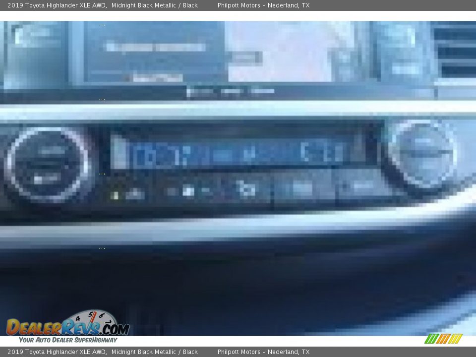 2019 Toyota Highlander XLE AWD Midnight Black Metallic / Black Photo #14