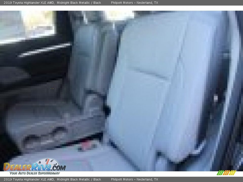 2019 Toyota Highlander XLE AWD Midnight Black Metallic / Black Photo #19