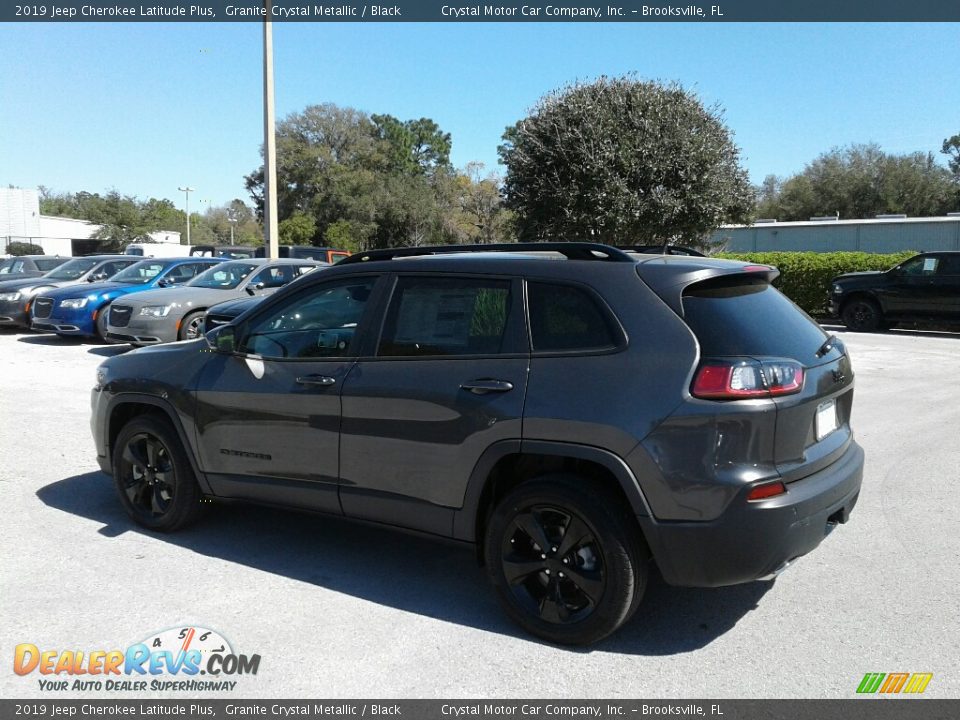2019 Jeep Cherokee Latitude Plus Granite Crystal Metallic / Black Photo #3