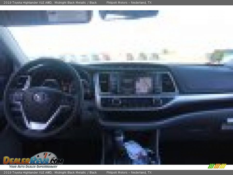2019 Toyota Highlander XLE AWD Midnight Black Metallic / Black Photo #20