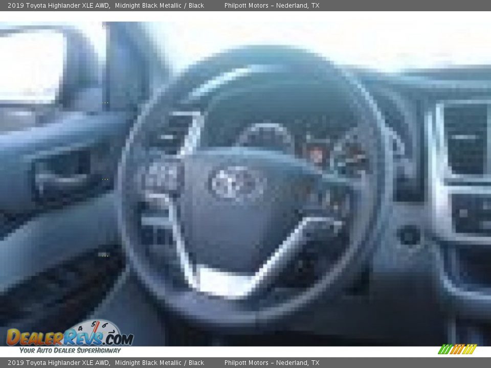 2019 Toyota Highlander XLE AWD Midnight Black Metallic / Black Photo #21