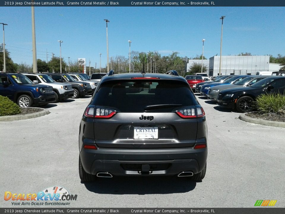 2019 Jeep Cherokee Latitude Plus Granite Crystal Metallic / Black Photo #4